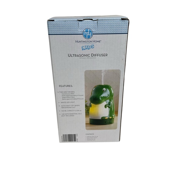 Ultrasonic Diffuser Dinosaur Huntington Home Kids 100ml NIB - Picture 3 of 8